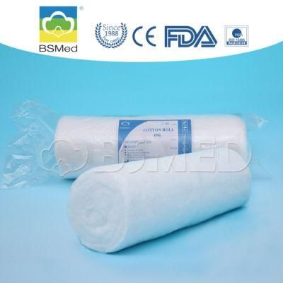 100% Pure Nature Cotton Medical Cotton Wool Roll for Multiple Purpose with FDA Ce ISO Certificates