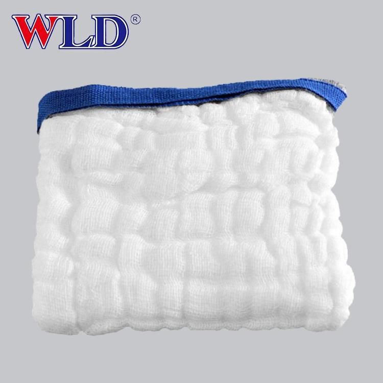 Medical Absorbent Laparotomy Sponge, 100% Cotton Abdominal Swab, Disposable Surgical Lap Sponge