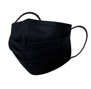 Fashion Black Protective Mask Disposable Non-Woven 3 Ply Mask Ready to Ship