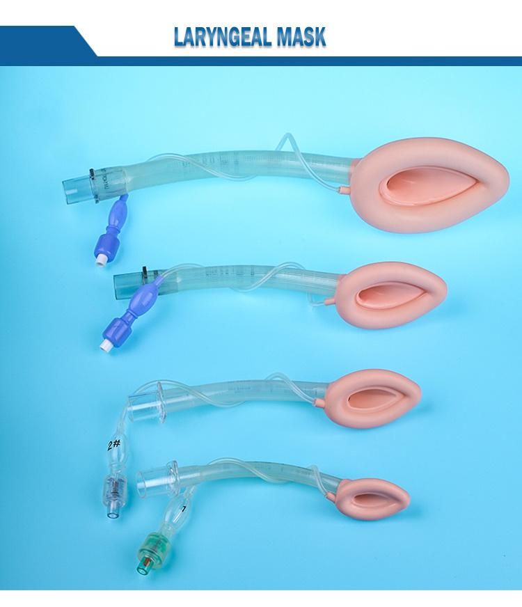 Medical Disposable Transparent Clear Oxygen Mask With Adjustable Nose Clip Medical Grade PVC with Connecting Tube Size S/M/L/XL