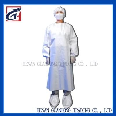 Disposable Medical Shoe Cover, White PP+PE Non-Woven Fabric