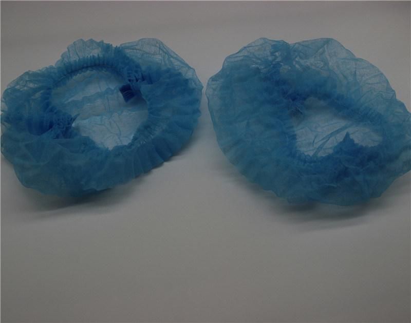 Disposable White Non Woven Mob Caps Hygiene/Catering/Factory Use