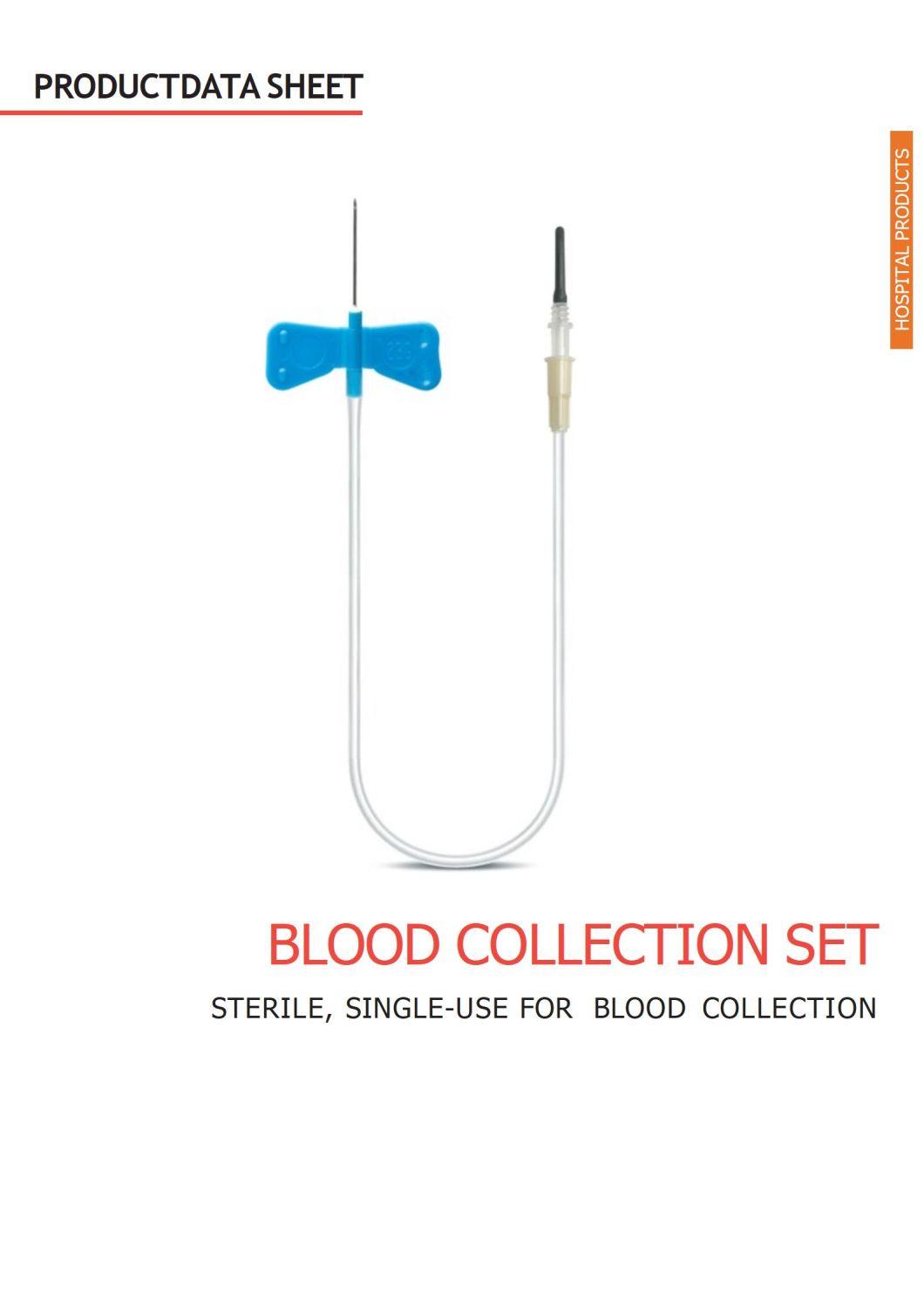 21g Medical Single Used Butterfly Vacuum Blood Collection Needle