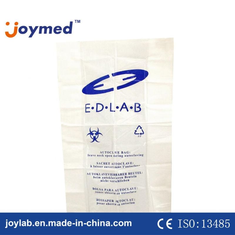 Plastic Disposable Biohazard Medical Waste Bag LDPE Yellow Biohazard Garbage Trash Bag