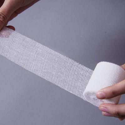 Medical Pure Cotton Bandage 100% Cotton Gauze Roll/Jumbo Gauze Roll/Crepe Bandage
