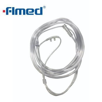 Oxygen Nasal Cannula PVC Transparent Tube Disposable