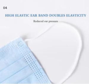 Disposable Non-Woven Surgical Face Mask for Hospital, Triple Thickness
