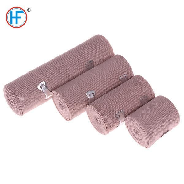 Mdr Certified Elastic Compression Rolls with Fastening Clips, Set of 12