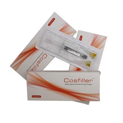 1ml Hyaluronic Acid Del Hyaluronic Acid Dermal Filler Syringe