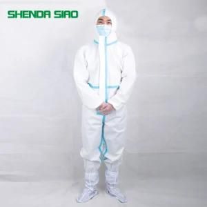 Level 1 2 3 Gown Protective Clothin Suit Overalls Disposable Isolation Medical Coverall