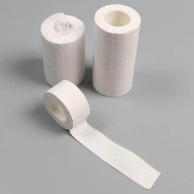 Medical Disposable 10cm X 5 M White Color Cotton Fabric First Aid Tape
