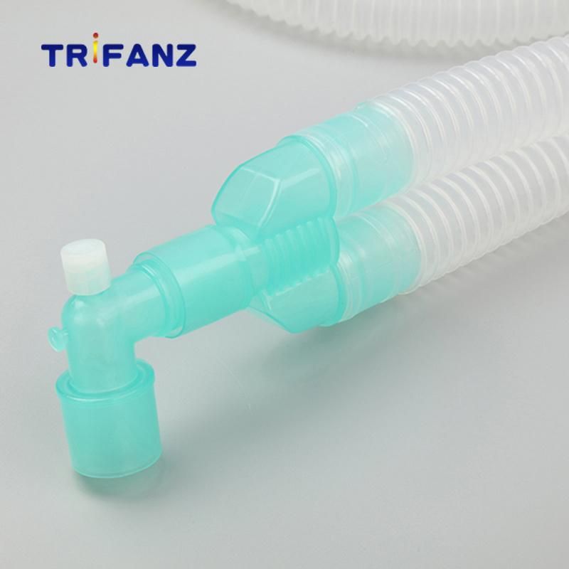 Disposable Double Limb Corrugated Breathing Circuit Ventilator for Adult Pediatric Neonate