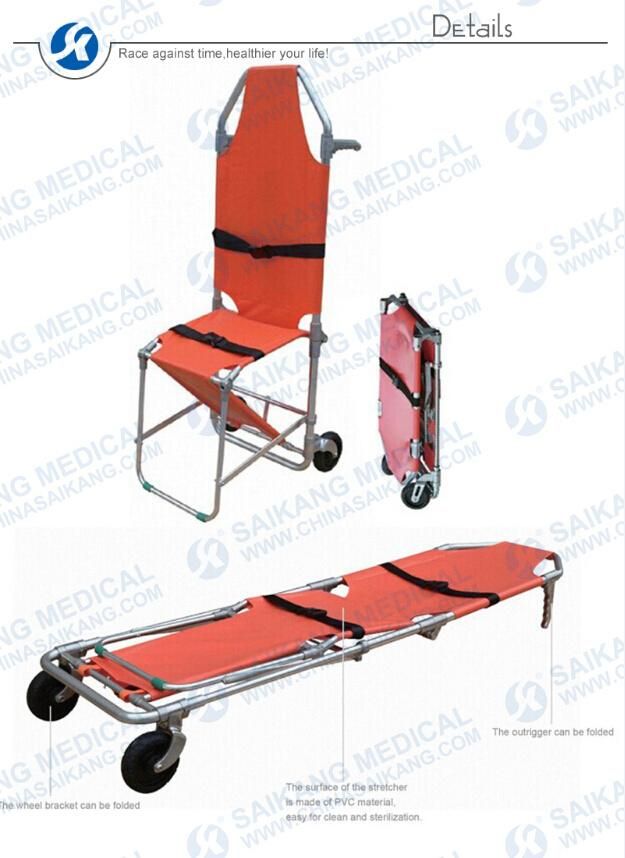 Aluminum Alloy Stair Stretcher for First-Aid (CE/FDA/ISO)