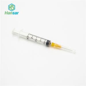 Spring One Way Medical Air Link 1ml with Needle 25g X 5/8 Short Prop of for Poultry Vaccine 1ml, 3ml, 5ml, 10ml Oral or Enter Syringe