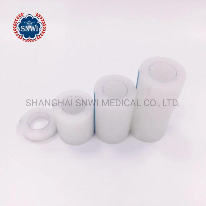 Medical Breathable PE Adhesive Surgical Tape Transpore White Surgical Tape/Silk Tape