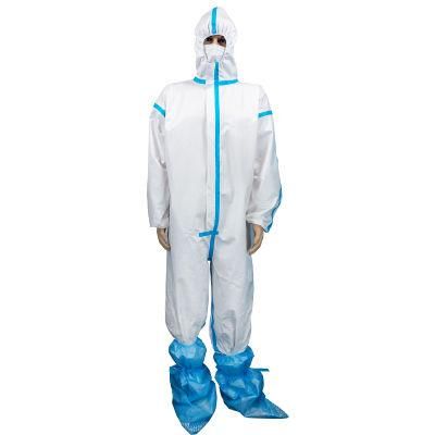 Hot Sale S-3XL Sterilization Medical Spunbond Non Woven Suit Disposable Protective Coverall