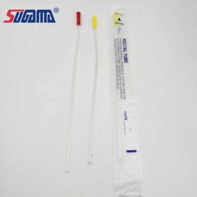 CE ISO Disposable Manufacturer PVC Material Fr24-Fr36 Rectal Tube