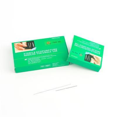 Quality and Trade Assurance Disposable Sterile Copper Wire Handle Acupuncture Needles with Aluminum Foil Packing