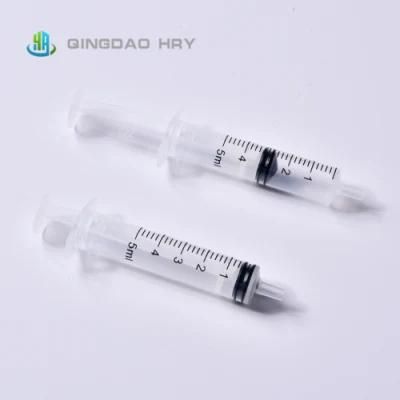 5ml Sterile Disposable Medical Syringes Without Needles 30-Year Manufacturer with CE FDA ISO &510K