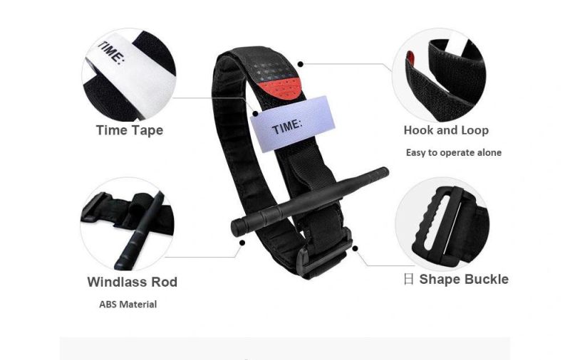 CE Manufacturer Combat Emergency Style Medical Tourniquet