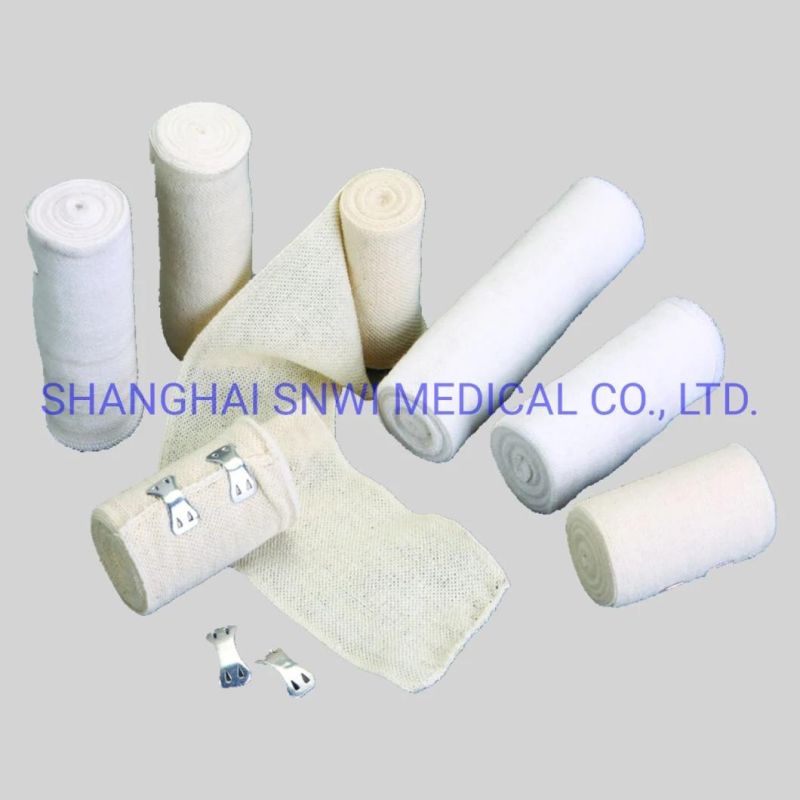 First Aid Bandage Elastic Bandage PBT/ Medical Elastic Gauze Conforming Bandage