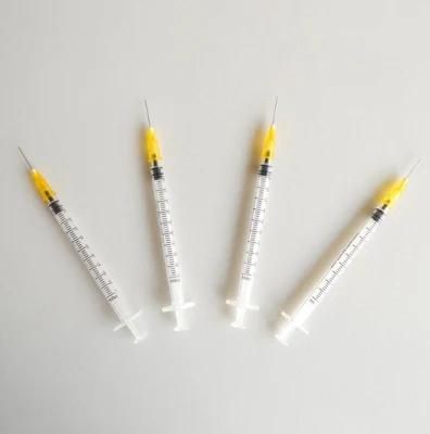 Sterile Disposable Syringe with Needle 1ml