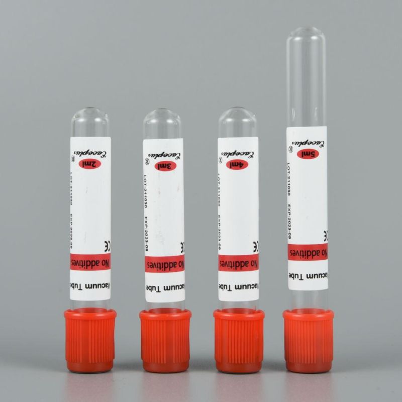 Siny Red Top Tubes Blood Sample Collection Tubes with Red Top 10ml with CE