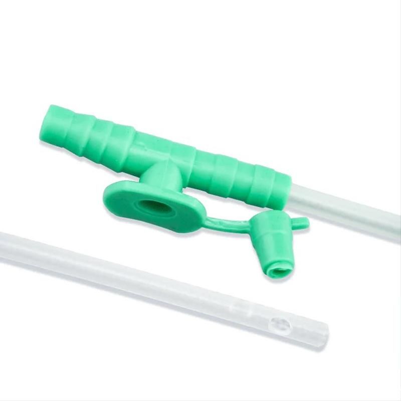 Disposable Sterile Medical Grade PVC Health Sputum Suction Catheter Tube with Control Valve