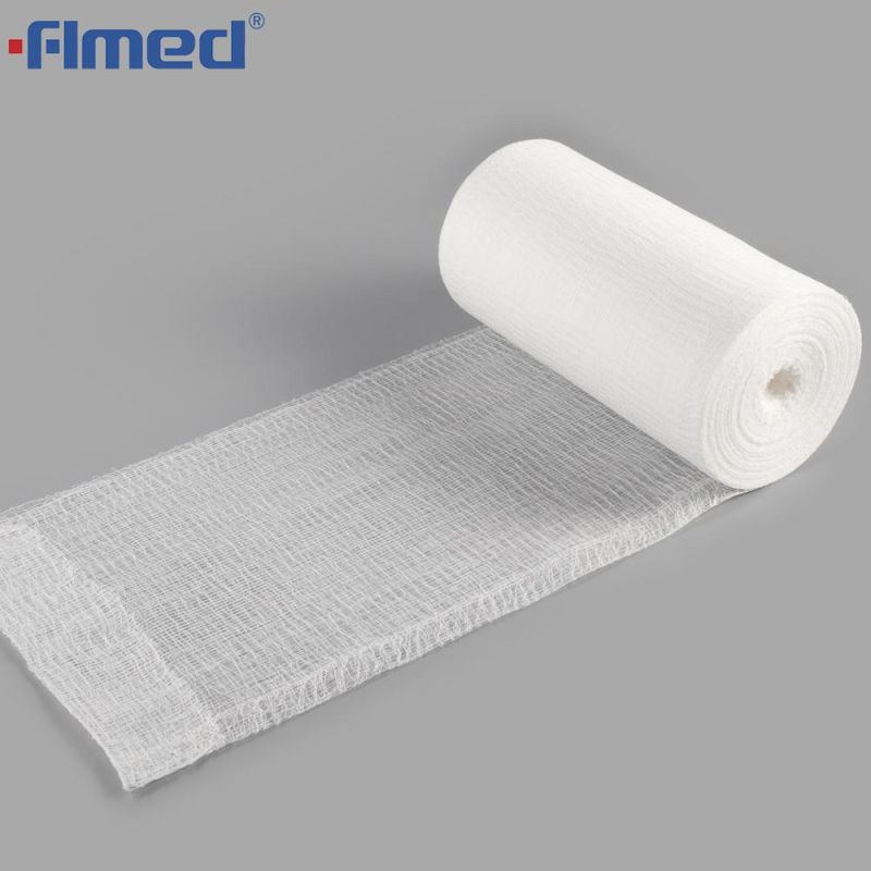 Disposable Medical Supply Absorbent Cotton Gauze Bandage Gauze Roll