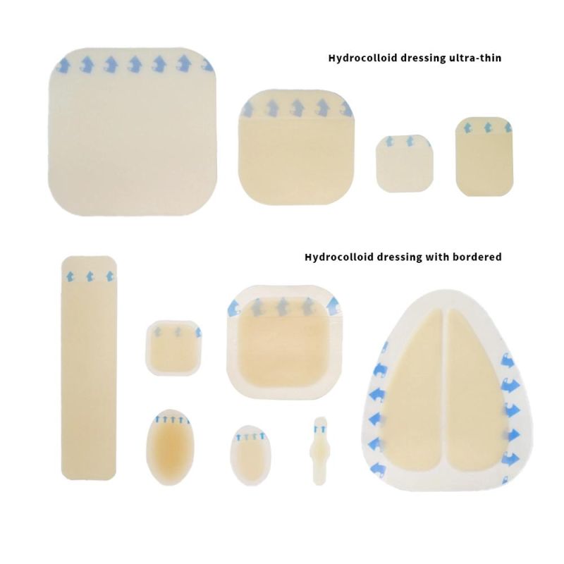 OEM Accept Chinese Manufacturer Easy to Tear Medical Hydrocolloid Dressing