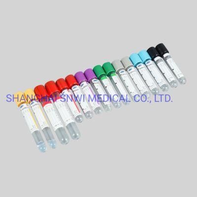 Disposable Medical Equipment Sterile Glass Pet Blood Test Purple EDTA K2/K3 Vacuum Blood Collection Tube with CE ISO