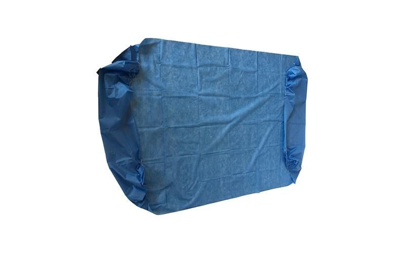 Green Blue White SMS Hospital Patient Bed Cover