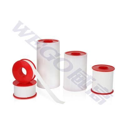 Adhesive Medical Zinc Oxide Adhesive Tape with Plastic Cover Packing