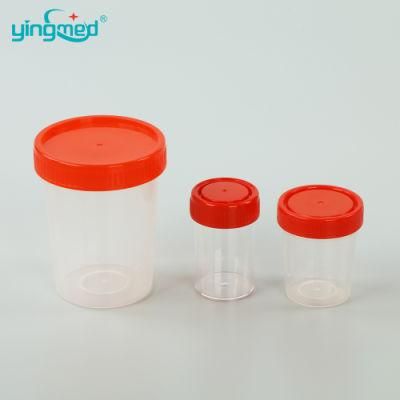 Disposable Sterile Specimen Container, Urine Container, PP/PS Material