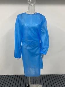 Disposable Level 2 Isolation Gown with Knit Cuff Fluid Resistant Isolation Gown
