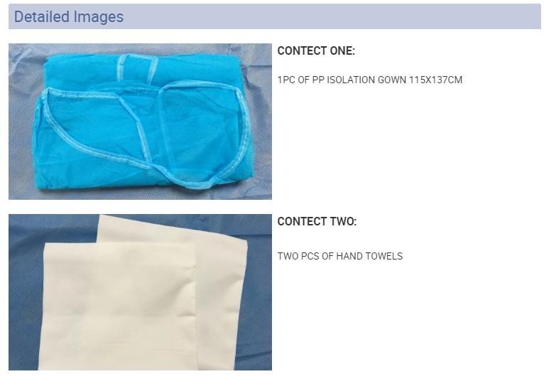 Eo Sterile Two-Ply Diamond Epidural Drape in Surgical Kit Pack