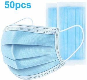3 Ply Ultra-Thick Disposable Mask Blue Meltblown Cloth Filtration Type 2r Medical Face Mask