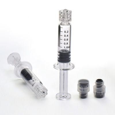 Top Quality Factory Export Hot Honey Vape Oil Syringe Concentrate Custom Logo Printing 1ml Glass Syringe with Luer Lock