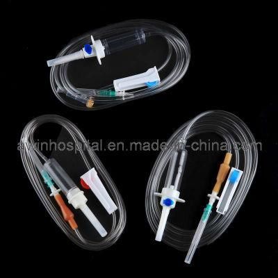 Disposable Medical Ordinary Infusion Set with Needle Competitive Price (WWDIS)