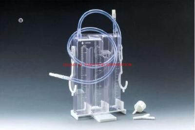Factory Price Medical Diposable Single Double Triple Chamber Chest Thoracic Drainage Bottle with CE Certificate