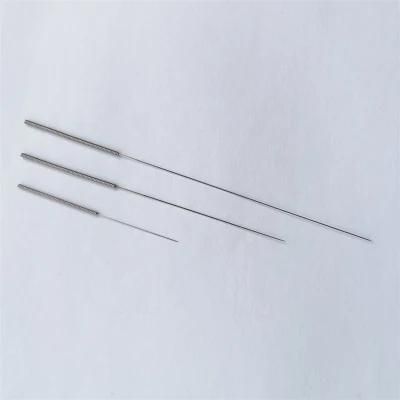 High Quality Stainless Steel Handle Acupuncture Needles with Plastic Bag Packing