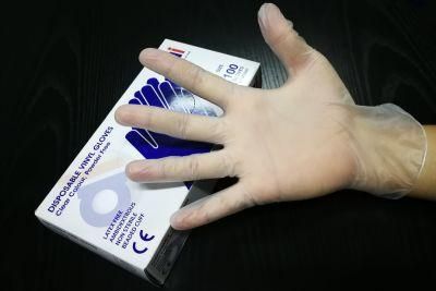 Hospital Medical Grade Disposable Vinyl Protective Gloves