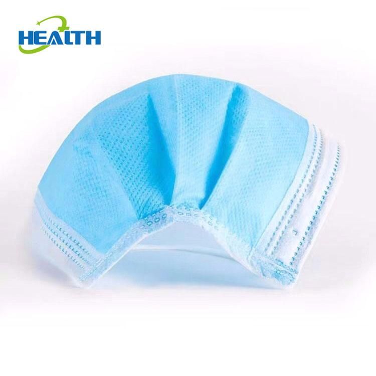 Medical Adult Protective Face Mask Non Woven Disposable Flat Earloop Ply Nonwoven Disposable Surgical Face