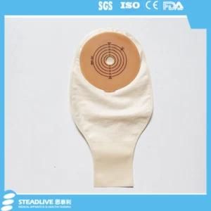 70mm Max Cut Size One Piece Type Drainable Ostomy Bag with Odor Filter