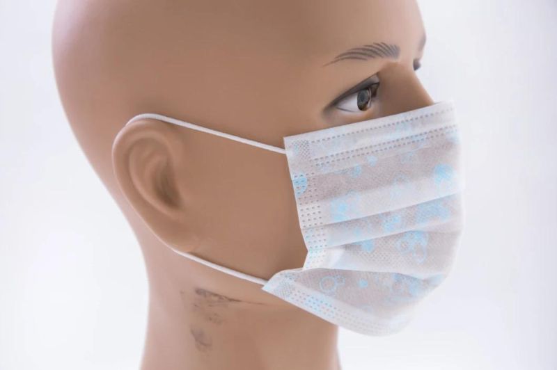 Wholesale Protection Face Mask 3 Ply Face Mask Earloop OEM 3plys Disposable Non-Woven Medical Face Mask