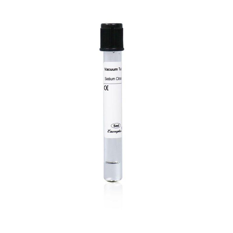 Siny Disposable Black Cap Eaceplus No Additive 3.8% Sodium Citrate ESR Vacuum Blood Collection Tube