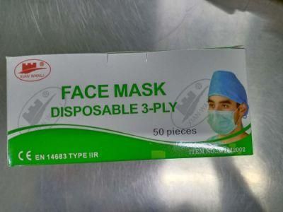 Disposable Pollution Dust Proof Sterile Safety Anti Pm2.5 3ply Surgical Medical Face Mask Supplier