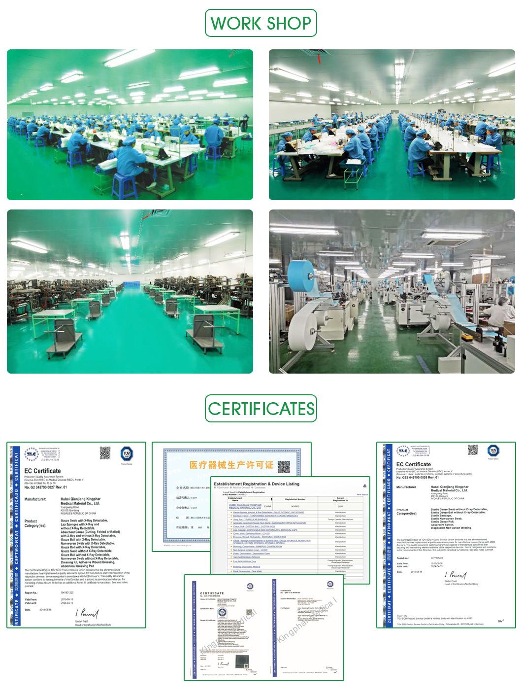 China Sterile Medical Transparent PU Island Wound Dressing