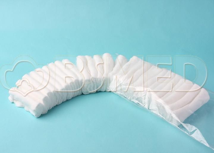 Disposable Medical Surgical Absorbent Bleached Zig-Zag Cotton