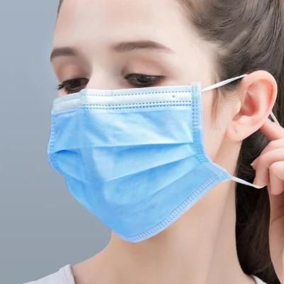 Disposable 3 Ply Medical Face Mask Chinese Mask Manufacturer Supplies High Quality Non-Woven